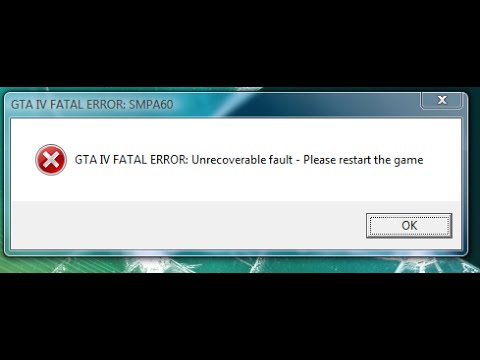 gta 5 fatal error fix